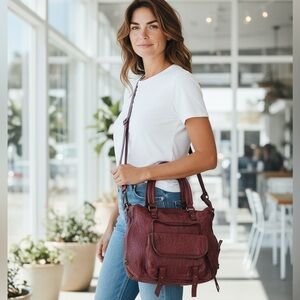 JOELLE HAWKINS MOTO BAG shoulder satchel crossbody #S27